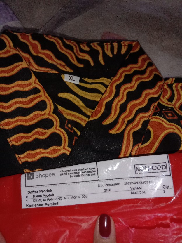 Kemeja Batik Pria Lengan Panjang Size M L Xl Xxl Bswart Batik Hrb026 Kenongo Hem Panjang Padi Kemeja