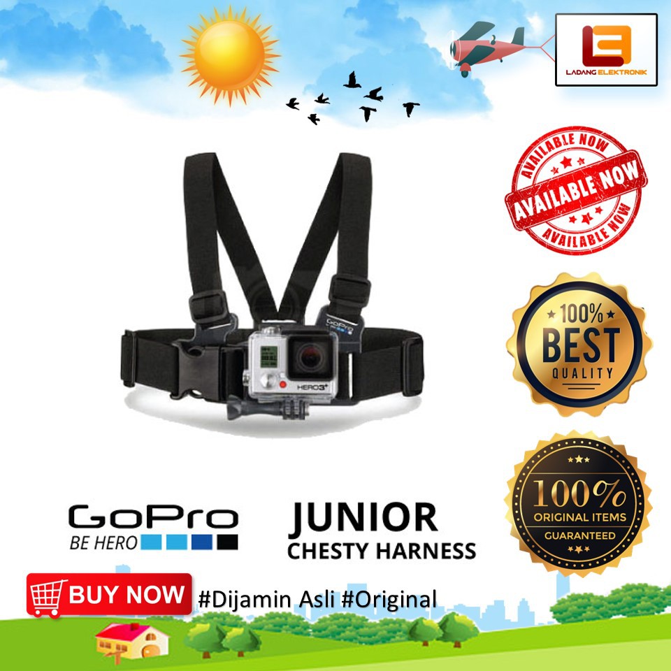 GoPro Junior Chesty Chest Harness Strap Kamera For Action Cam - Original