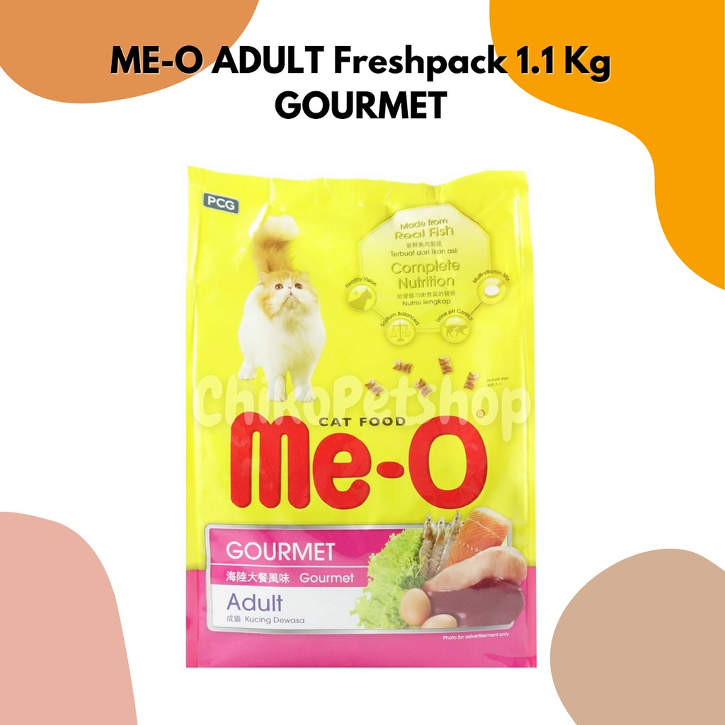 ME-O ADULT ALL VARIANT Makanan Kucing Semua Rasa MEO FRESHPACK 1.2 Kg &amp; 1.1 Kg