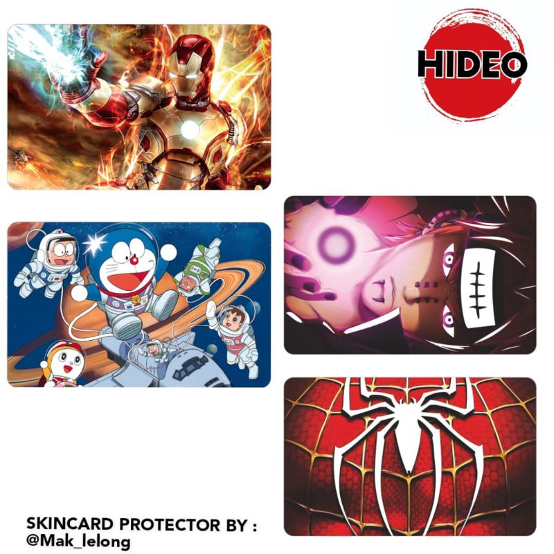 

Sticker Pelindung Kartu / Gar Skin ATM / SKINCARD / STICKER ATM STIKER CARD / STIKER DORAEMON /STICKER AVENGER / HIDEO STICKER