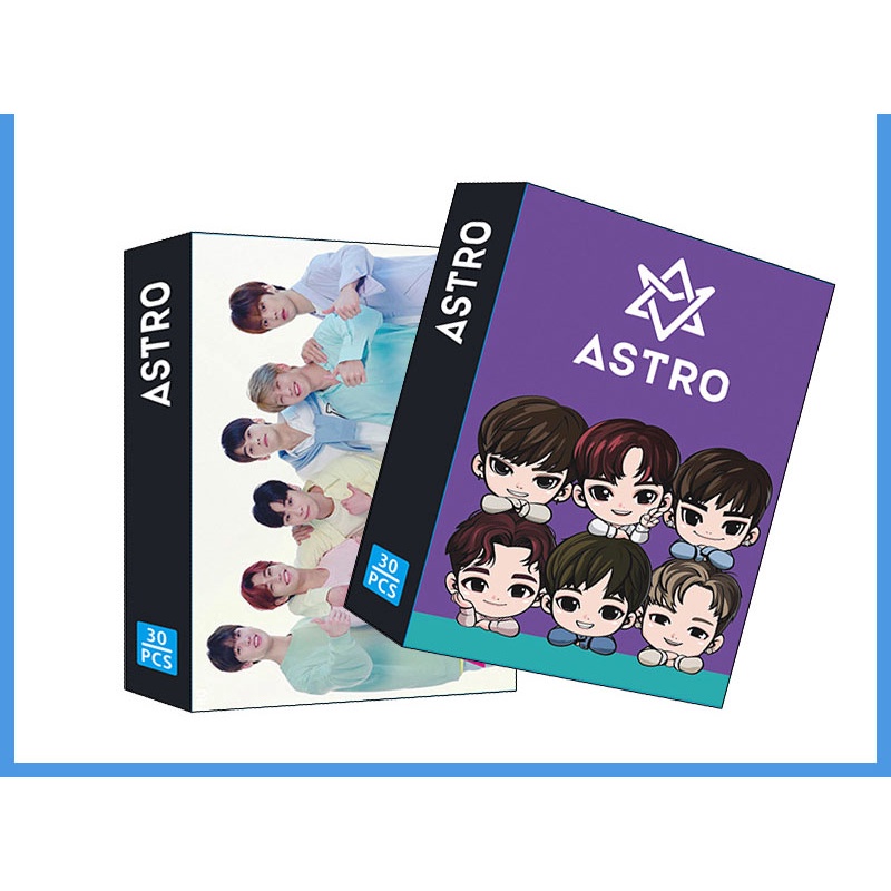 30pcs Kartu Pos LOMO Kpop ASTRO ATEEZ BTS BLACKPINK Untuk Koleksi