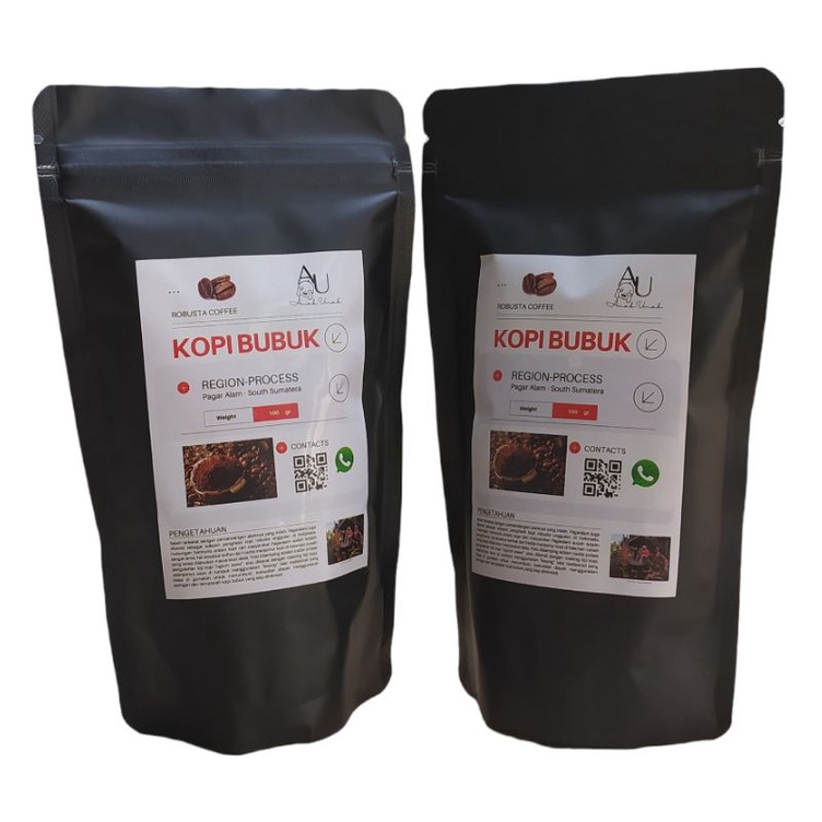 

Kopi Bubuk Robusta Pagaralam Sumatera Original 100% murni hasil panen dikebun sendiri - 100 gr