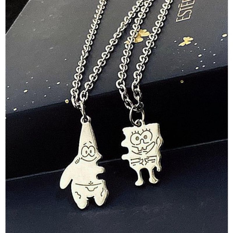 Kalung Persahabatan Spongebob Patrick Necklace