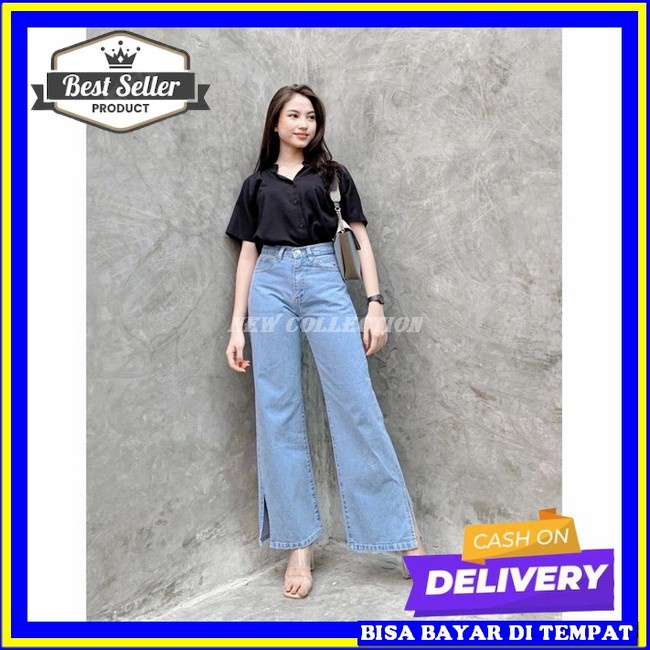 Celana Kulot Wanita Terbaru 2022 Celana Jins Wanita Celana Dewasa Kekinian 2022 Celana Kulot Jeans C
