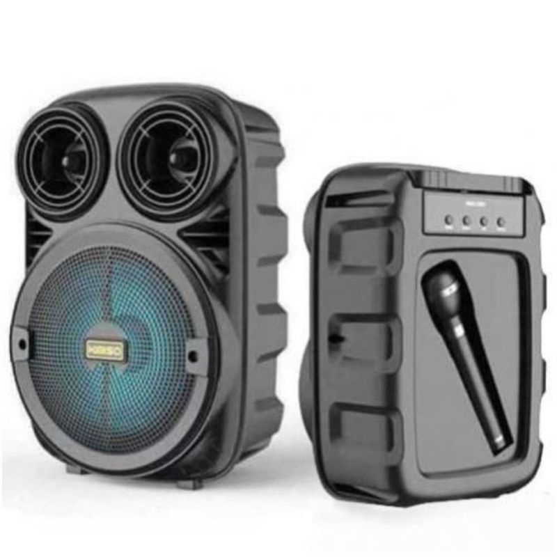 Speaker Bluetooth Portable 6,5 inch KM-3381 + Plus Microphone - Speaker microphone KM-3381 ORI