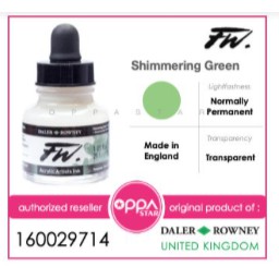 

Cat Aklirik Daler Rowney FW Ink 29.5 ML Shimerring Green 160029714