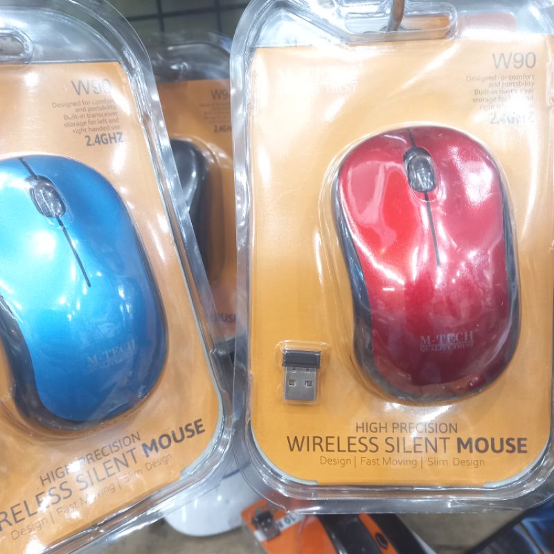 mouse wireless W90 / Mouse Wireless silent M-Tech W-90 / M-Tech W90 Wireless Silent Mouse 2.4Ghz Mtech W 90