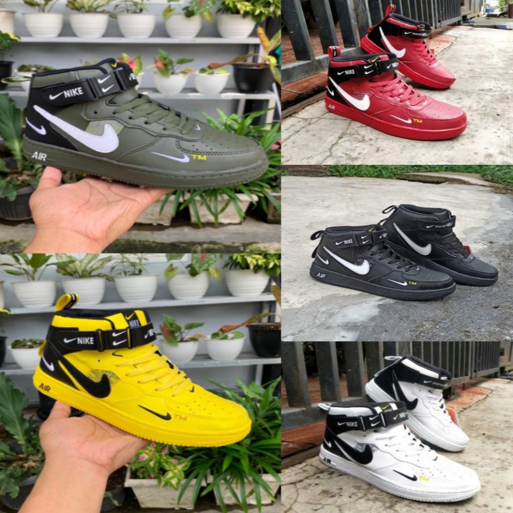 Sepatu boots pria sepatu tinggi sepatu high sepatu sneakers pria sepatu terlaris