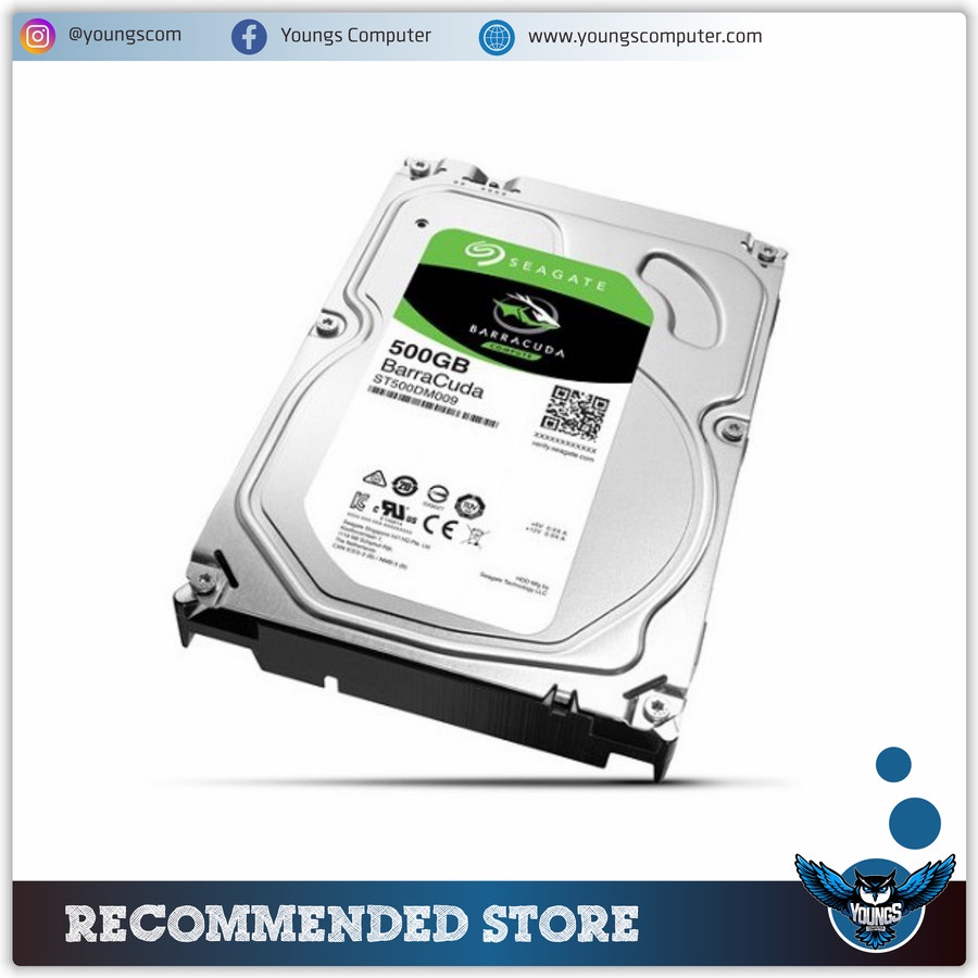 HDD 3.5&quot; Seagate 500GB (ORI 1 TAHUN) Harddisk/ Hard disk/ Hardisk PC