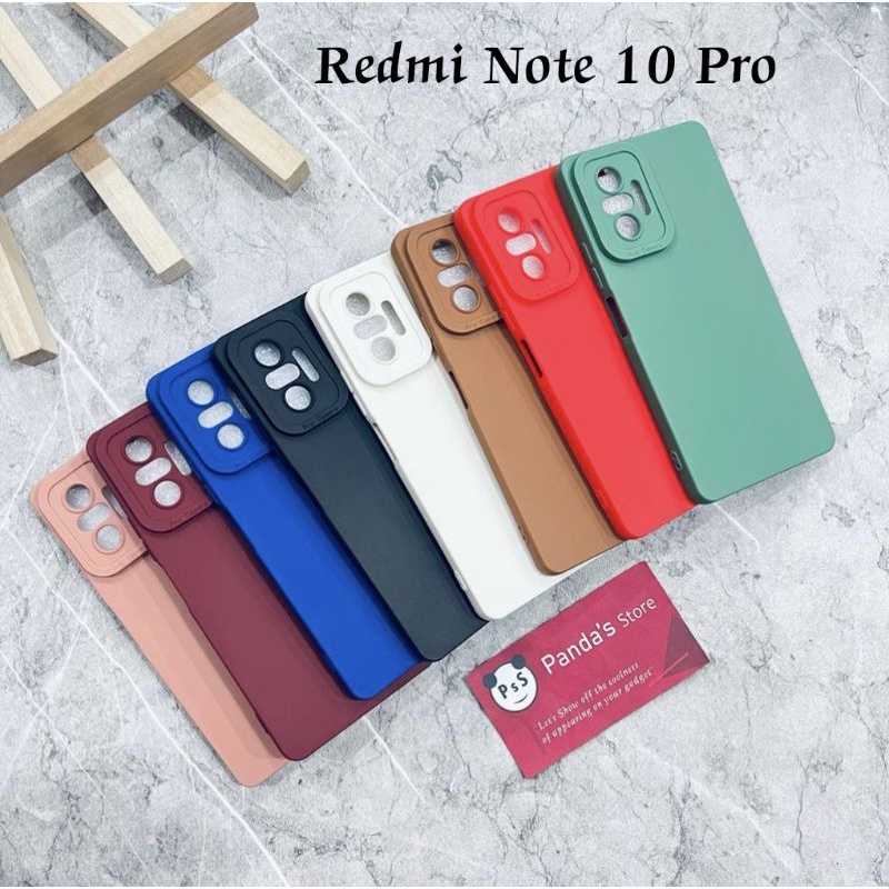 Softcase Pro Camera Redmi Note 10 Pro Candy Case Full Color 3D Silikon TPU