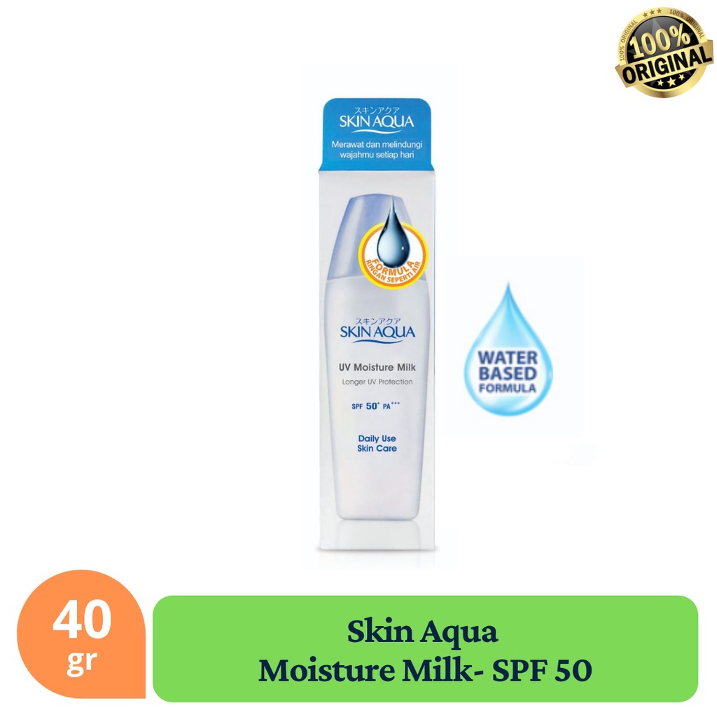 Sunscreen Skin Aqua UV Moisture Milk SPF 50 40gr