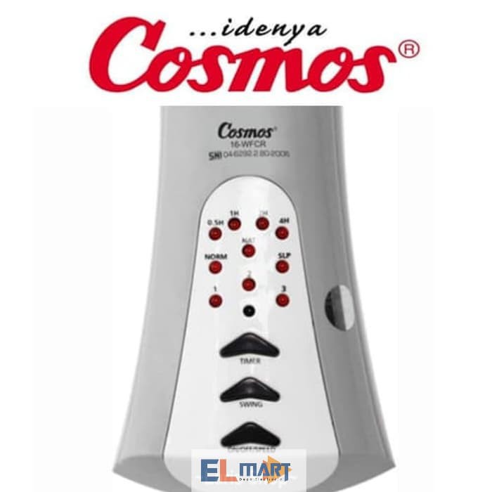 COSMOS Wall Fan Kipas Angin Dinding Tembok Remote COSMOS 16WFCR  16inch 16 WFCR 16