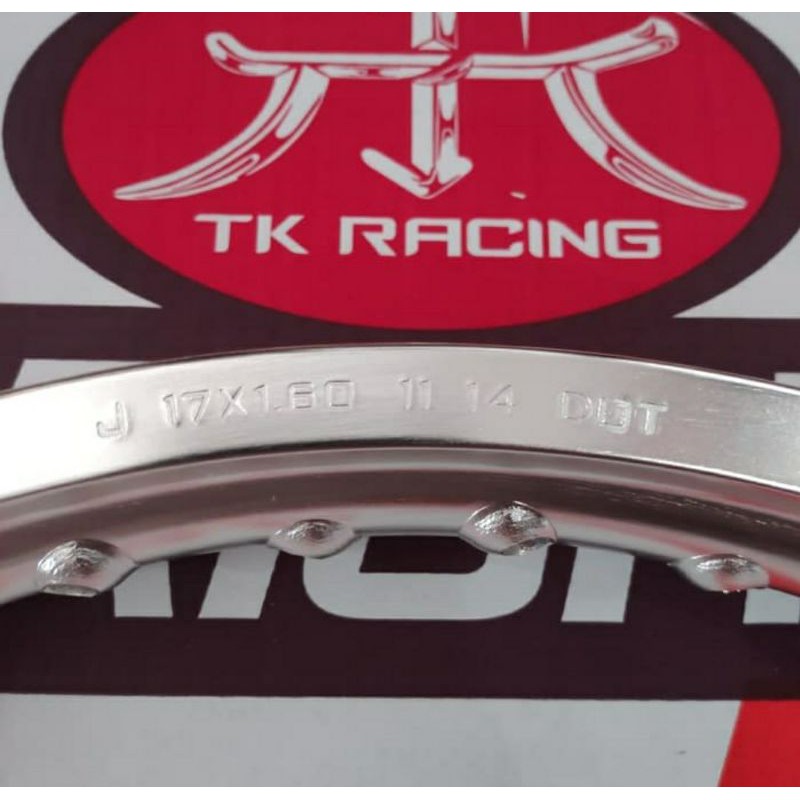 VELG TK BRIGTH RING 17x160 GOLD, SILVER, HITAM