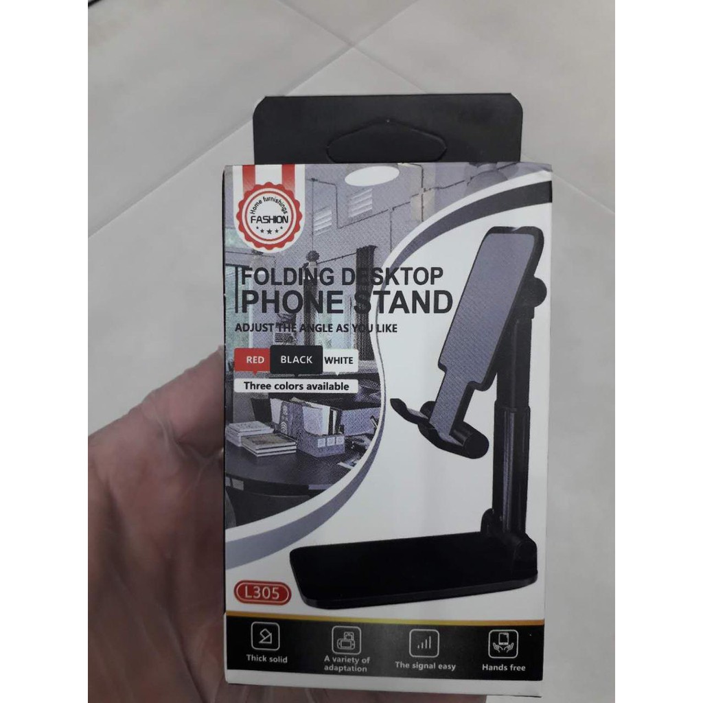 (VCM) STAND PHONE / HOLDER PHONE STAND UNIVERSAL FOLDING DESKTOP - DUDUKAN HP - TABLET - IPHONE - IPAD