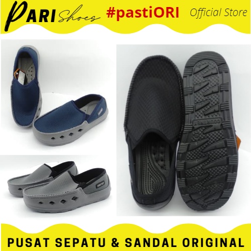 Sepatu Pria Terbaru Slip On Spatu Kekinian Murah Sapatu Cowo Hitam Abu Biru Size Ukuran 38 39 40 41 