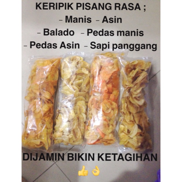 

Keripik pisang macam rasa