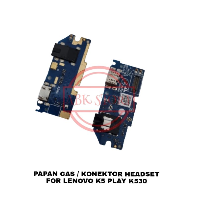 PAPAN CAS - UI BOARD CHARGER - KONEKTOR HEADSET FOR LENOVO K5 PLAY K530