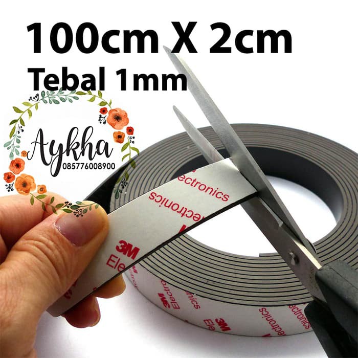 

Tinta Stempel - Plastik Wraping - Baterai Alkaline Magnet Strip Lembaran Tempelan Kulkas 2Cm X 100Cm