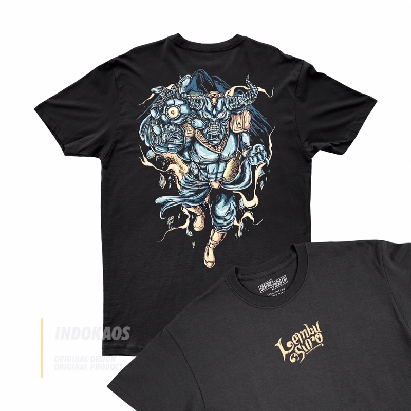 KAOS JAWA CULTURE LEMBUSURO LEMBU SURO BUDAYA INDONESIA HERO PAHLAWAN TOKOH WAYANG