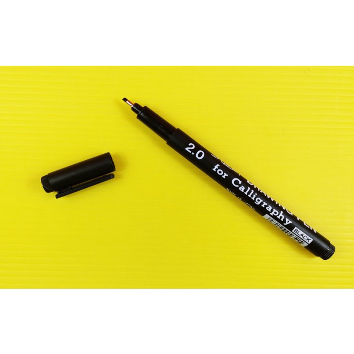 

Pendrawing- Drawing Pen Snowman 700 Calligraphy Black / Hitam 2.0 -Drawing-Pen.