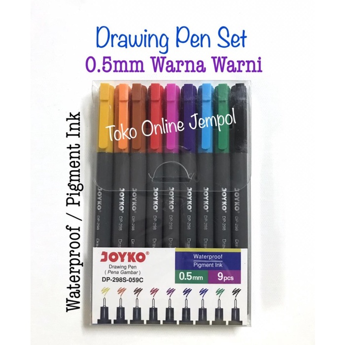 

Update 0.5 Drawing Pen Set Color Joyko Isi 9 Dp-298S-059C Pen Fine Atk1131Jy Terbatas