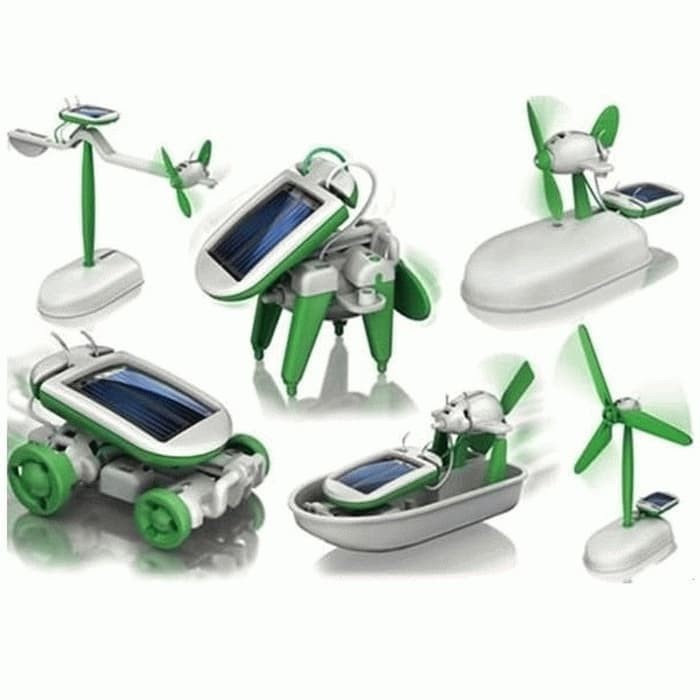 Robot Solar Kit DIY 13 in 1 / Mainan Edukasi Merakit Robot