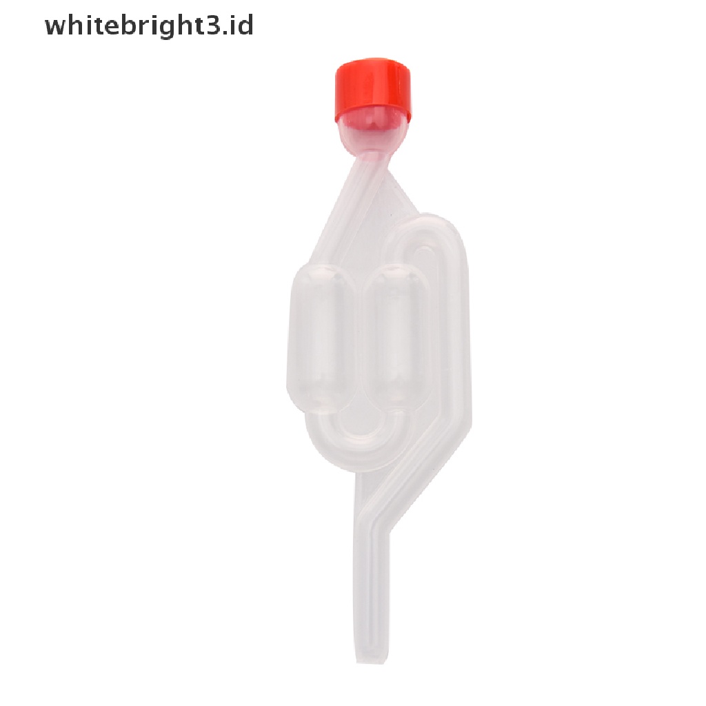 (whitebright3.id) Katup Fermentasi Wine / Bir Satu Arah Bahan Plastik