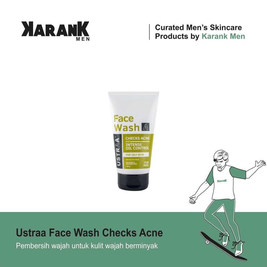 Sabun Pembersih Wajah Pria Untuk Kulit Berminyak / Pembersih Wajah Pria / Skincare Cowok / Face Wash