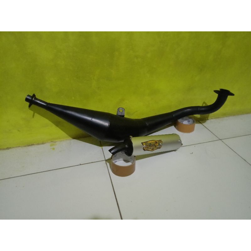 KNALPOT ALFA BM POWER HITAM RACING