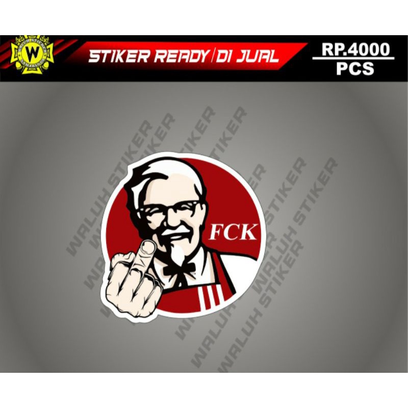Jual Stiker Fck Shopee Indonesia