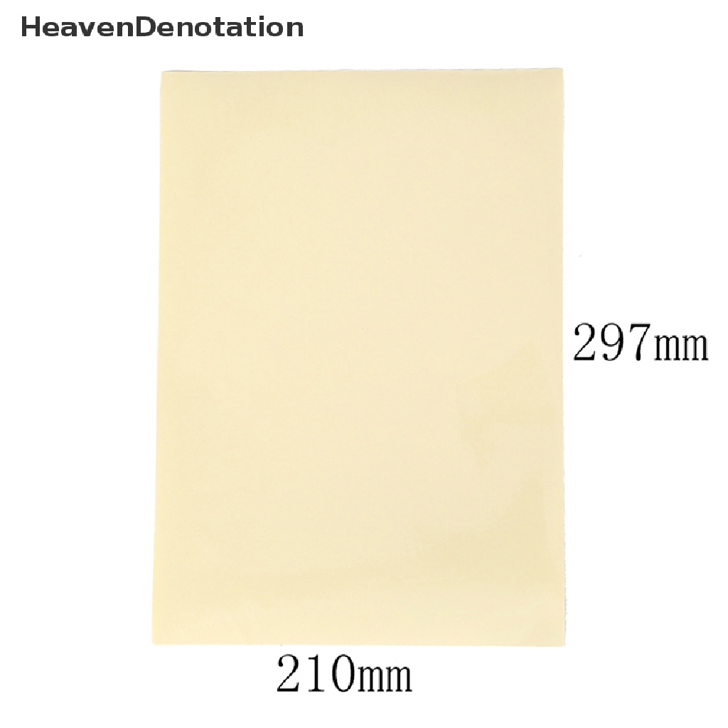 [HeavenDenotation] 10pcs a4 clear transparent film self adhesive sticker paper for laser printer