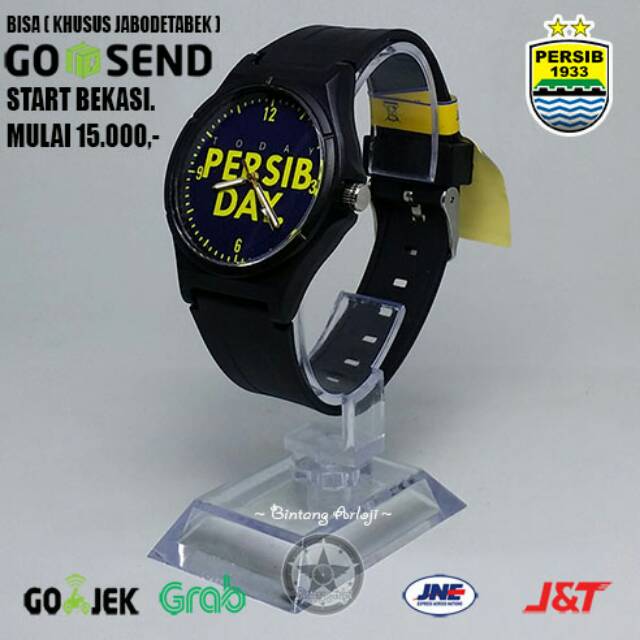 JAM TANGAN PERSIB ANTI AIR (+BOX JAM BB &amp; +BATREI CADANGAN)