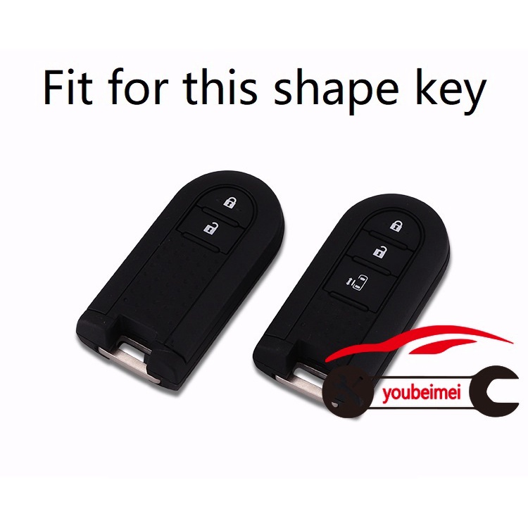 1 Pc Casing Kunci Mobil Toyota Bahan TPU Shockproof