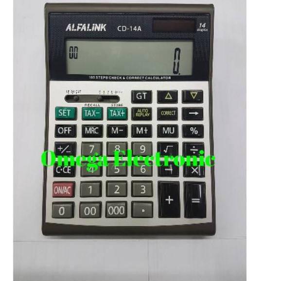 

Terbaru Alfalink Calculator CD-14A - Kalkulator Desktop Meja Office Check Correct 14 Digits .,.,.