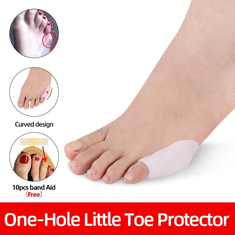 SATU PASANG INSOLE UNTUK KAKI HAMMER TOE HALLUX VALGUS BUNION GEL SILICON PEMISAH JARI KAKI