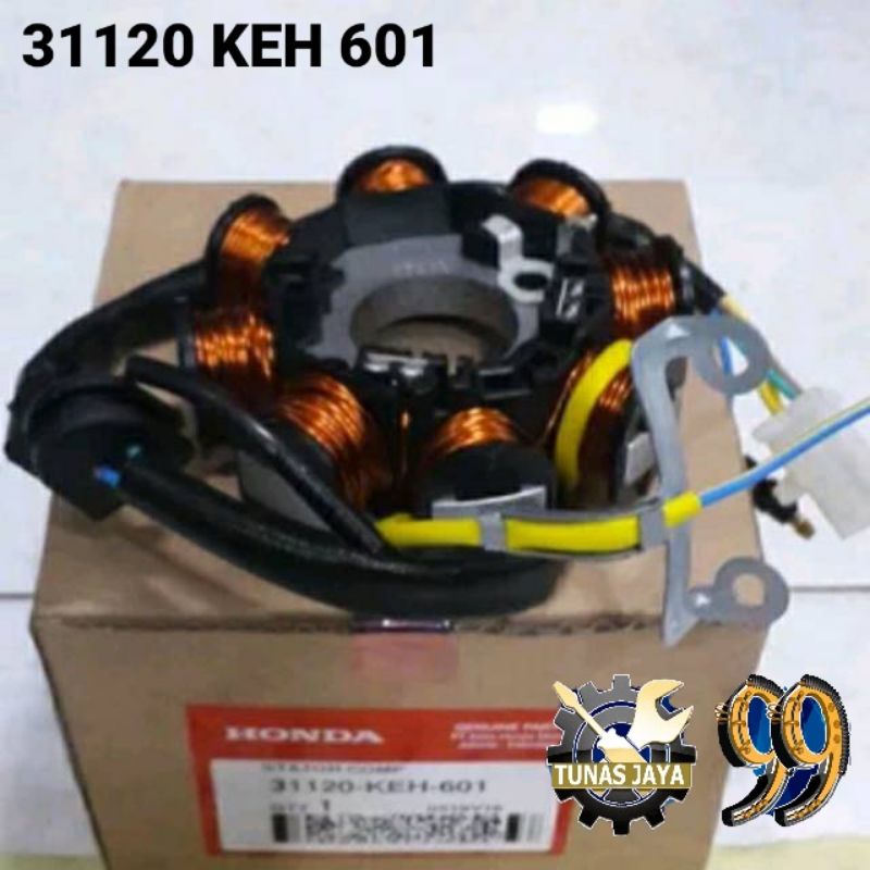 31120-KEH-601/ 31120 KEH 660  Spool Spul Stator Comp Megapro 2006 - 2009 Primus
