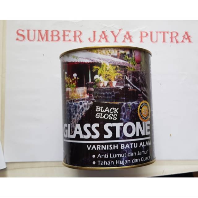 Cat batu alam dan vernis kilap batu alam coating batu