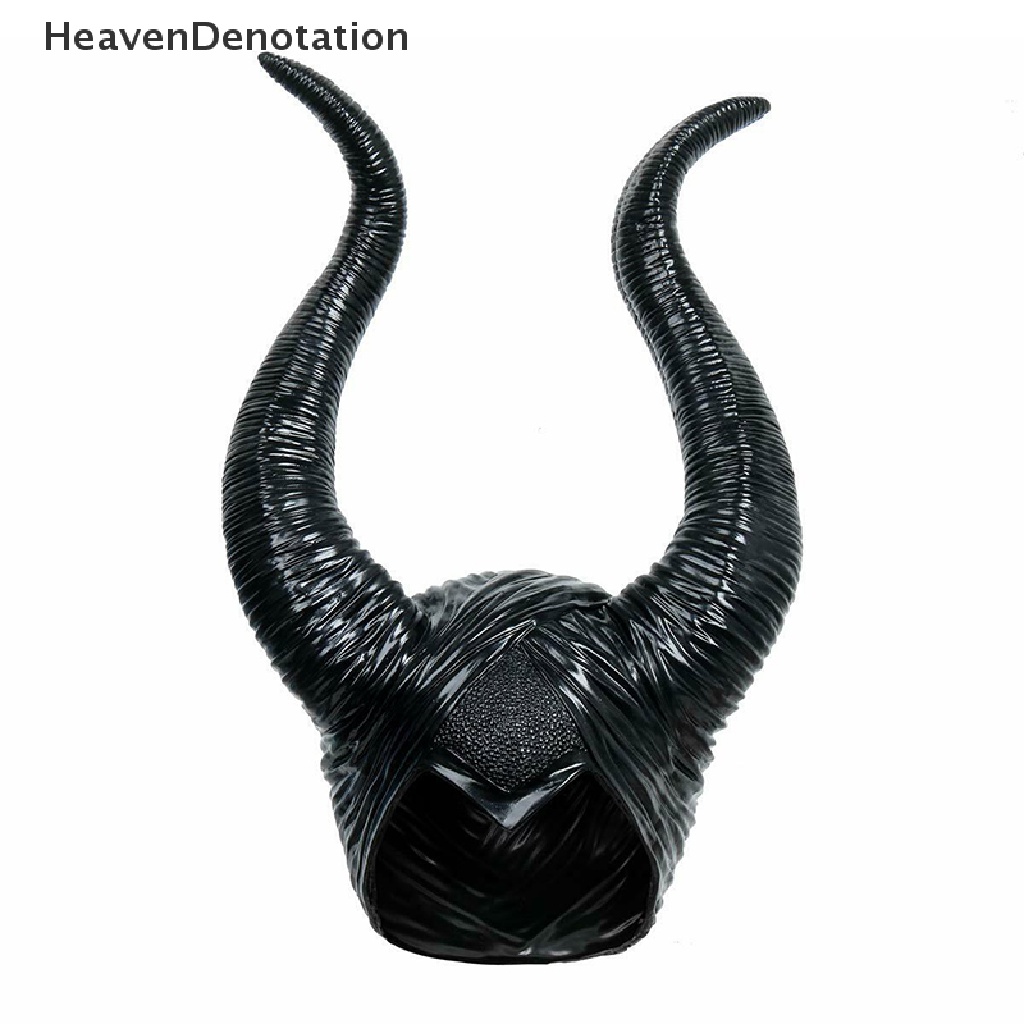 Topi Desain Tanduk Maleficent Evil Queen Untuk Kostum Cosplay Halloween