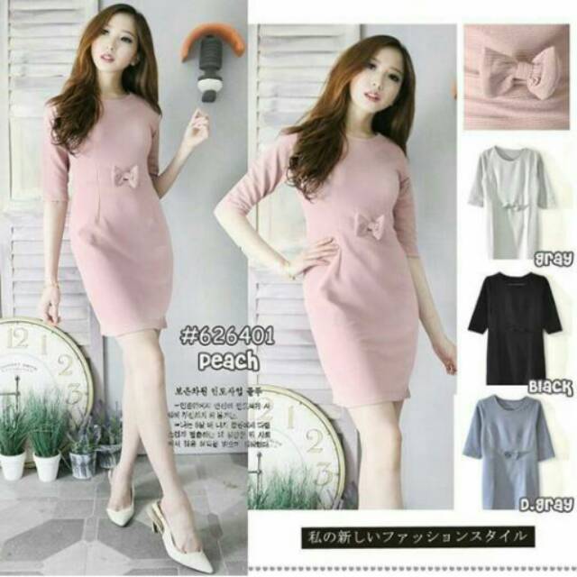 Dress Bodycon Ribbon / Dress Bodycon Pita