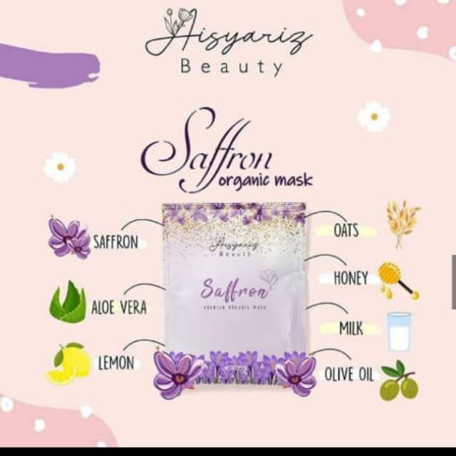 [RESSELLER] Facemask saffron by AISYARIZ BEAUTY