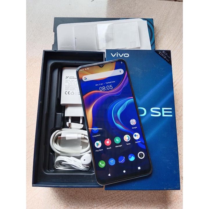 Vivo V20 SE RAM 8GB/128GB SECOND FULLSET ORIGINAL ISTIMEWA