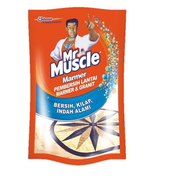 ✦ Mr. Muscle Marmer Pembersih Lantai Marmer & Granit Pouch 800 ml ✵