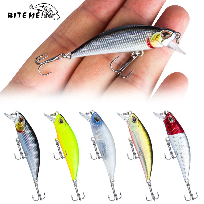 1PCS 5g/5.5cm Alat Pancing Murah Top Water Lure Alat Pancing Umpan Mancing Mini Minnow Lure Umpan Ikan Umpan Pancing Buatan Plastic Bait Umpan Mancing Umpan Pancing relix nusantara Kail Pancing