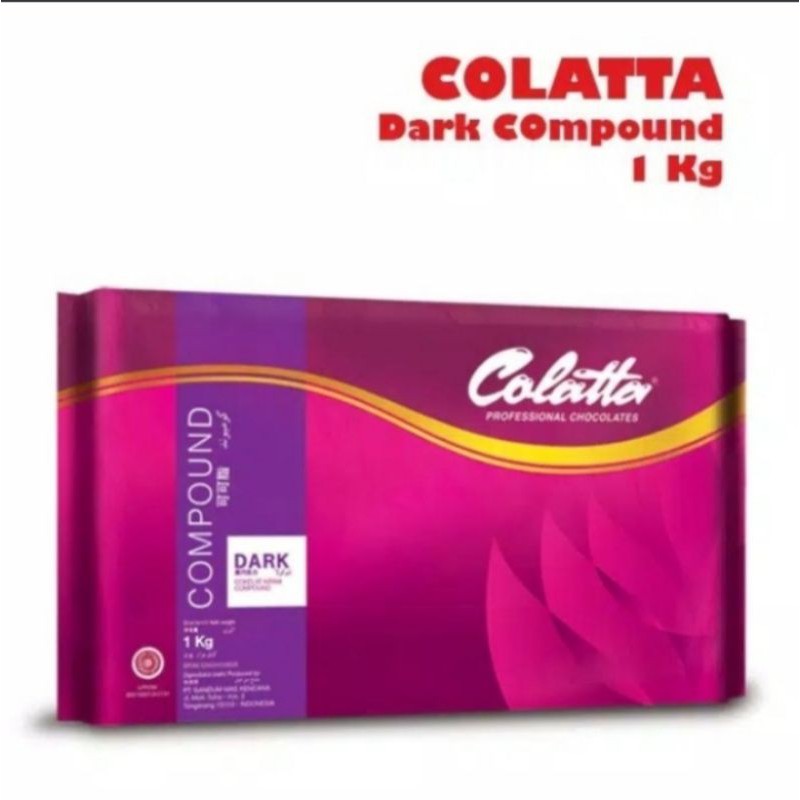 

COLATTA Dark Compound 1 Kg Coklat Hitam Compound Chocolate Colatta