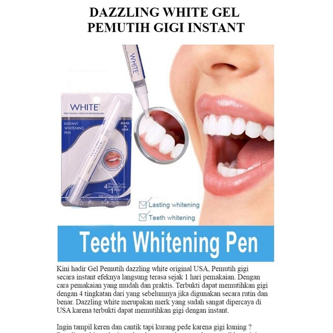 [CEV] Dazzling White Professional Strength Whitening Pen