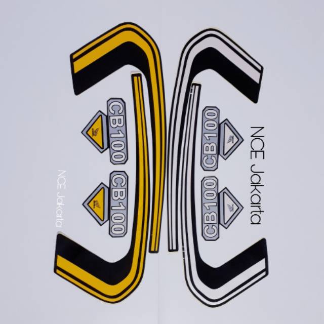 STIKER STRIPING HONDA CB 100