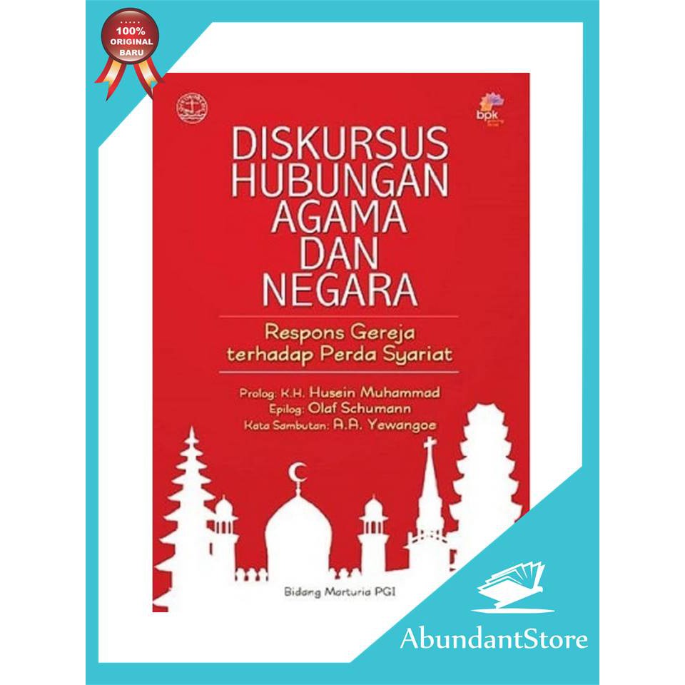 Buku Diskursus Hubungan Agama Dan Negara - Bidang Marturia PGI