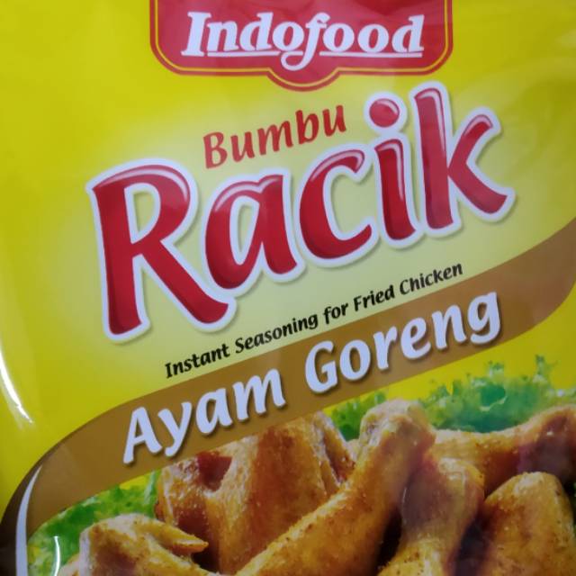 

Indofood bumbu racik ayam goreng 5-6porsi 20gr harga 4pcs