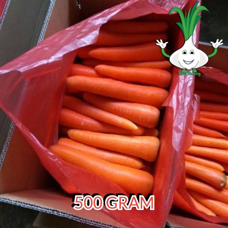 

500 gram wortel brastagi