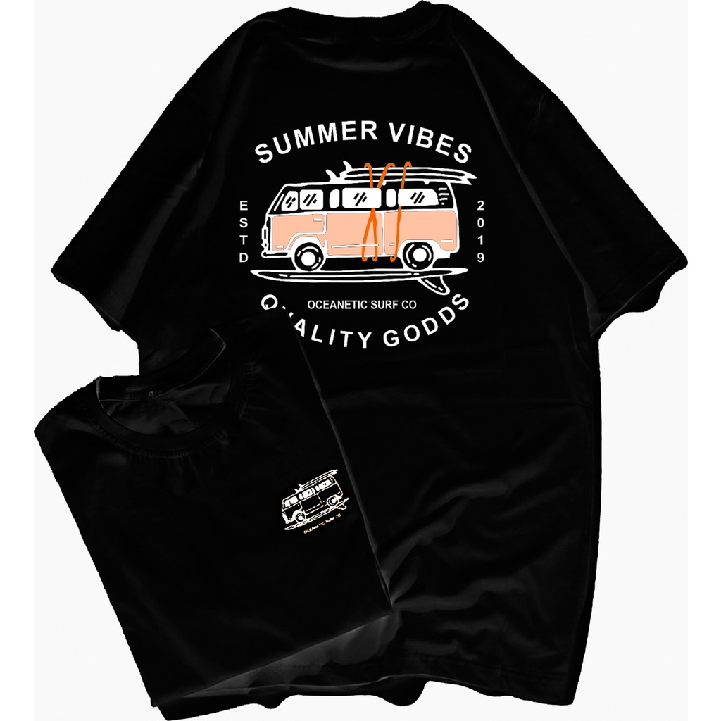 GSC - Kaos Oversize SUMMER VIBES Quality Goods / T-Shirt Oversize Wanita